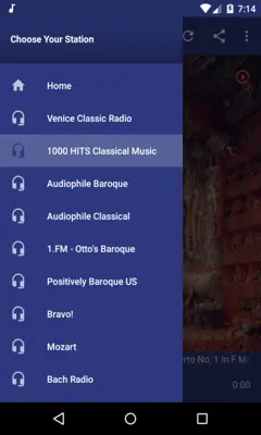 Baroque Music Radio Full Free android App screenshot 0