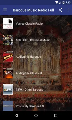 Baroque Music Radio Full Free android App screenshot 3